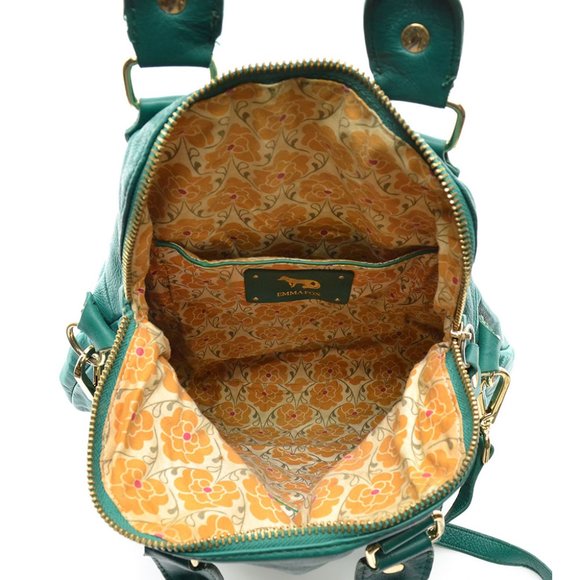 Emma Fox Large Foldover Leather Crossbody Bag - Picture 4 of 6